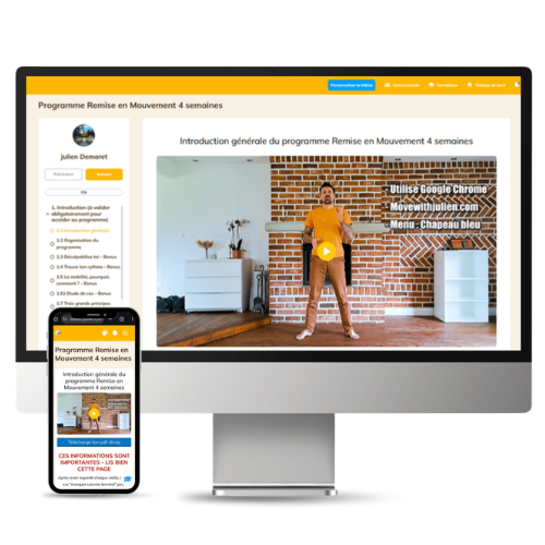 programme remise en mouvement en ligne